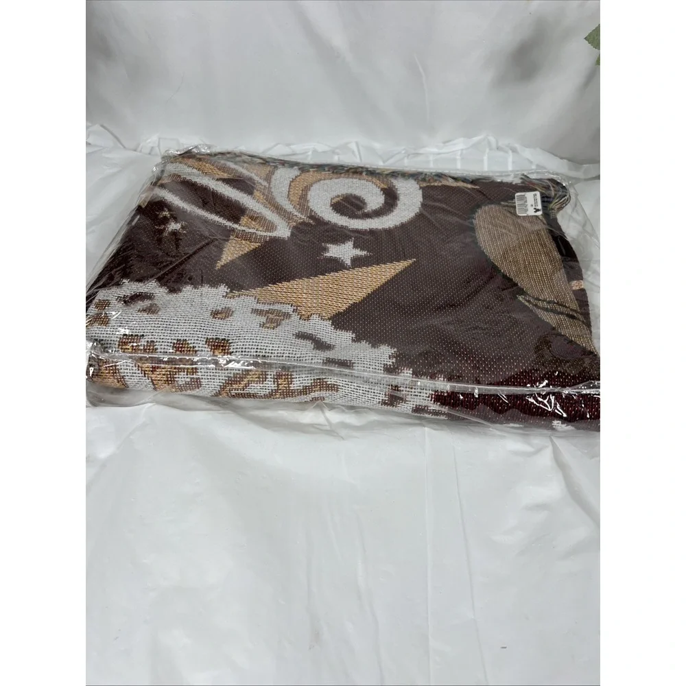 Mickey‎ Mouse Tapestry Woven Throw Blanket Walt Disney World Maroon 58